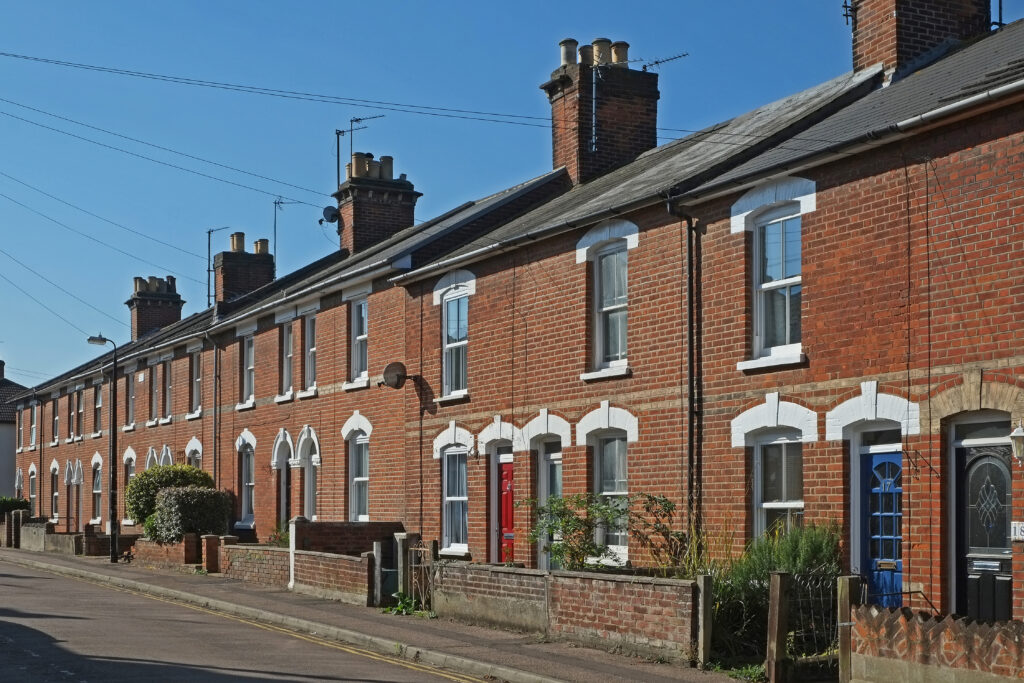 Victorian Terrace Houses in the UK